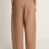 Apiece Apart Bari Crop Trouser - Deep Khaki