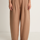 Apiece Apart Bari Crop Trouser - Deep Khaki