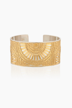 Anna Beck Classic Mosaic Cuff - Gold