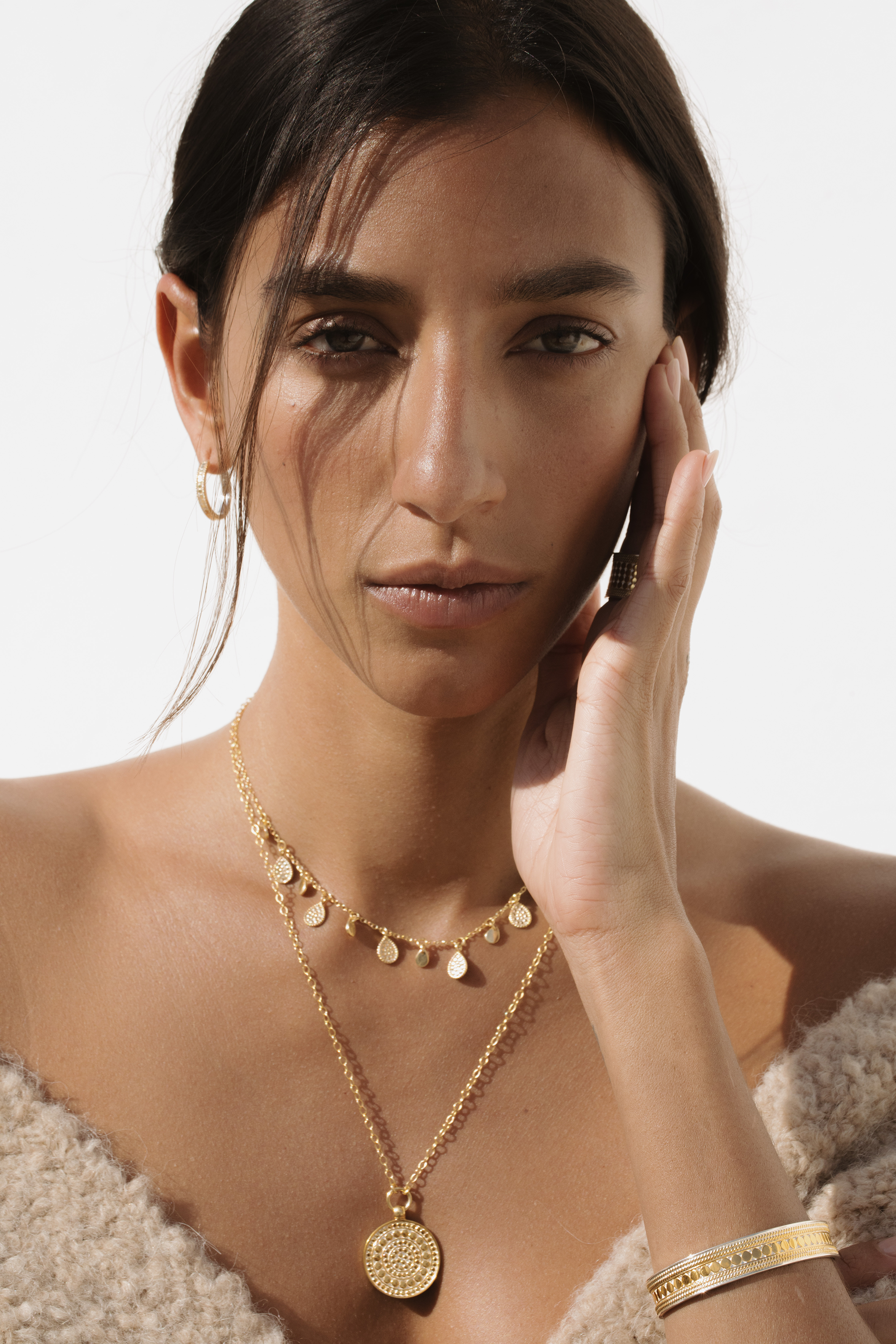 Anna Beck Alignment Necklace - Gold