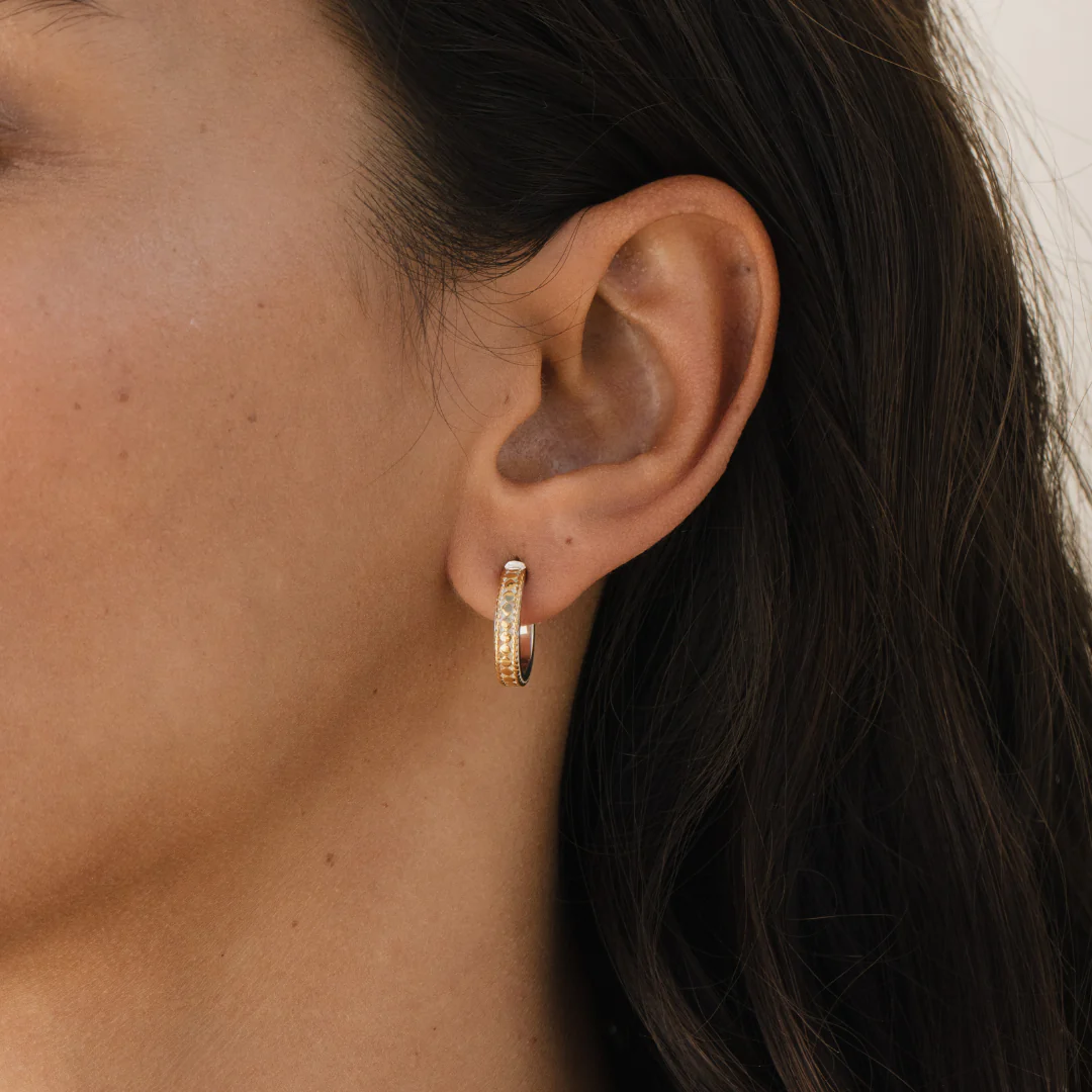 Anna Beck Unity Hoop Earrings - Gold