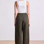 Apiece Apart Bari Crop Trouser - Rosin