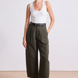 Apiece Apart Bari Crop Trouser - Rosin