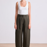 Apiece Apart Bari Crop Trouser - Rosin