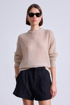 Apiece Apart Softest Tissue Weight Sweater - Sand