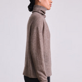 Apiece Apart Softest Tissue Weight Turtleneck - Hazelnut