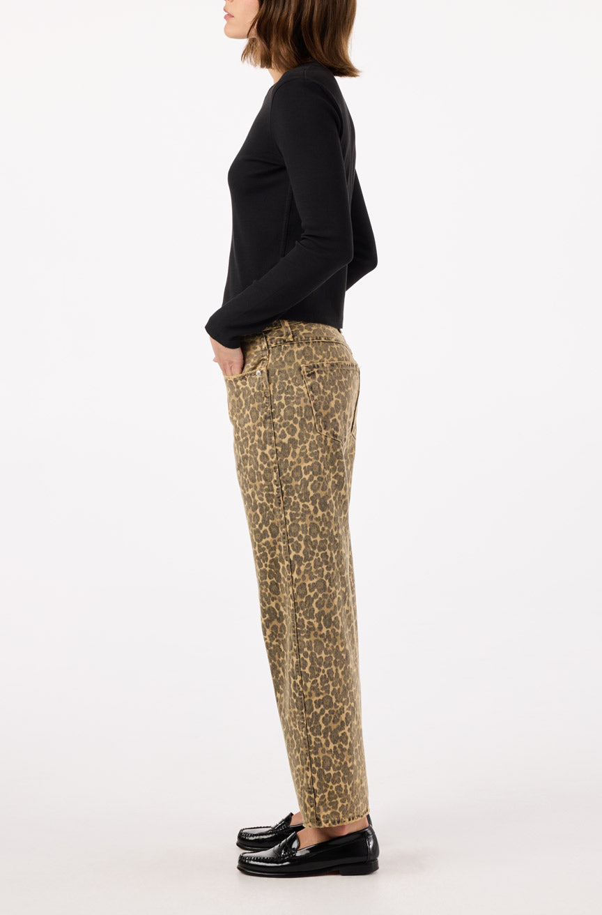 AMO Denim Billie Jeans - Leopard