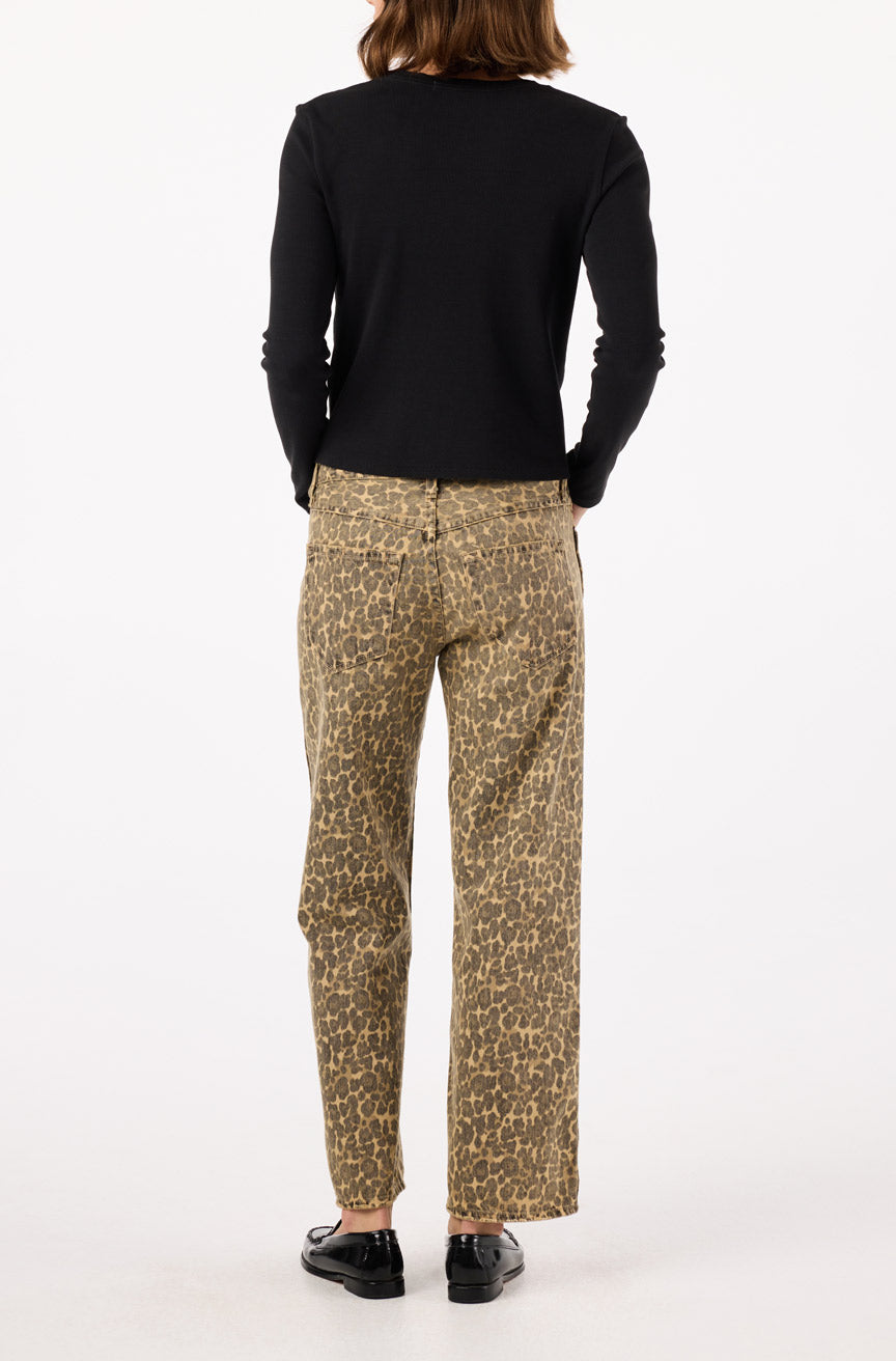AMO Denim Billie Jeans - Leopard