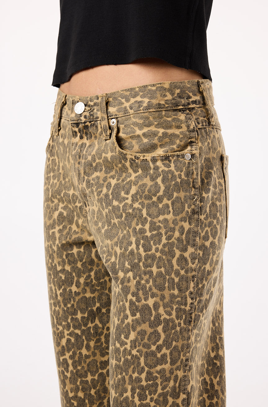 AMO Denim Billie Jeans - Leopard