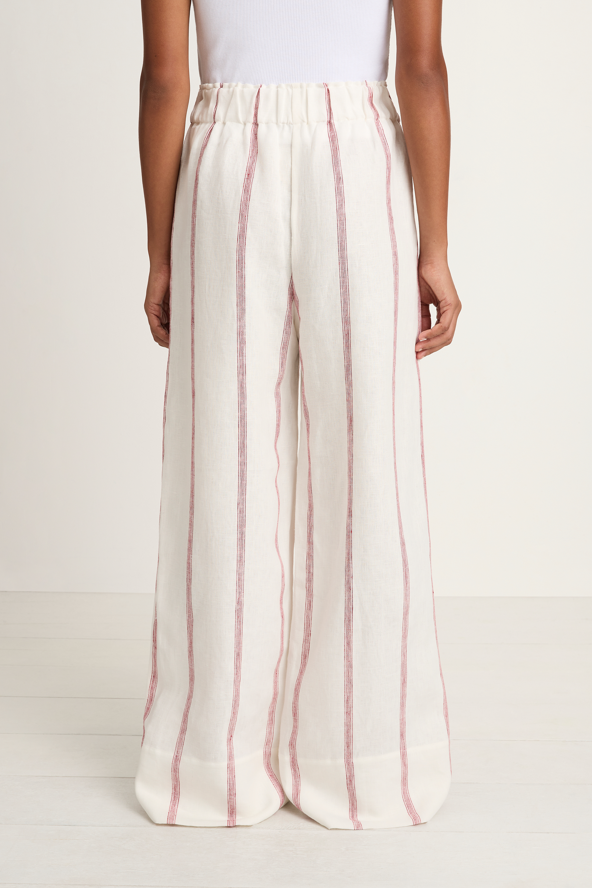 BONDI BORN Kiama Universal Pant - Red Stripe