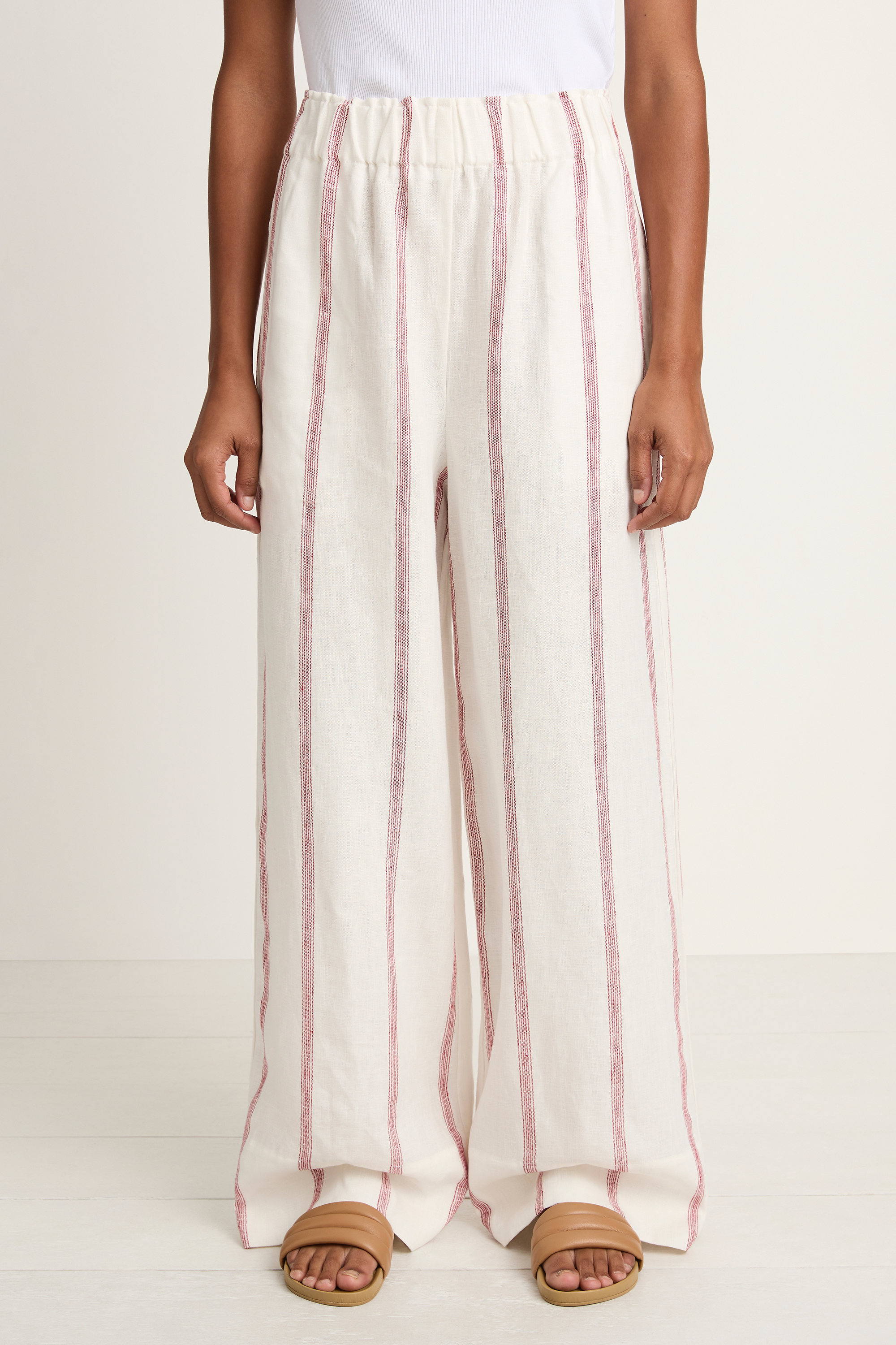 BONDI BORN Kiama Universal Pant - Red Stripe