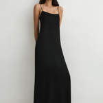 BONDI BORN Ardea Slip Dress - Black