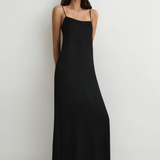 BONDI BORN Ardea Slip Dress - Black