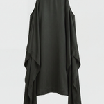 BONDI BORN Como Waterfall Mini Dress - Forest