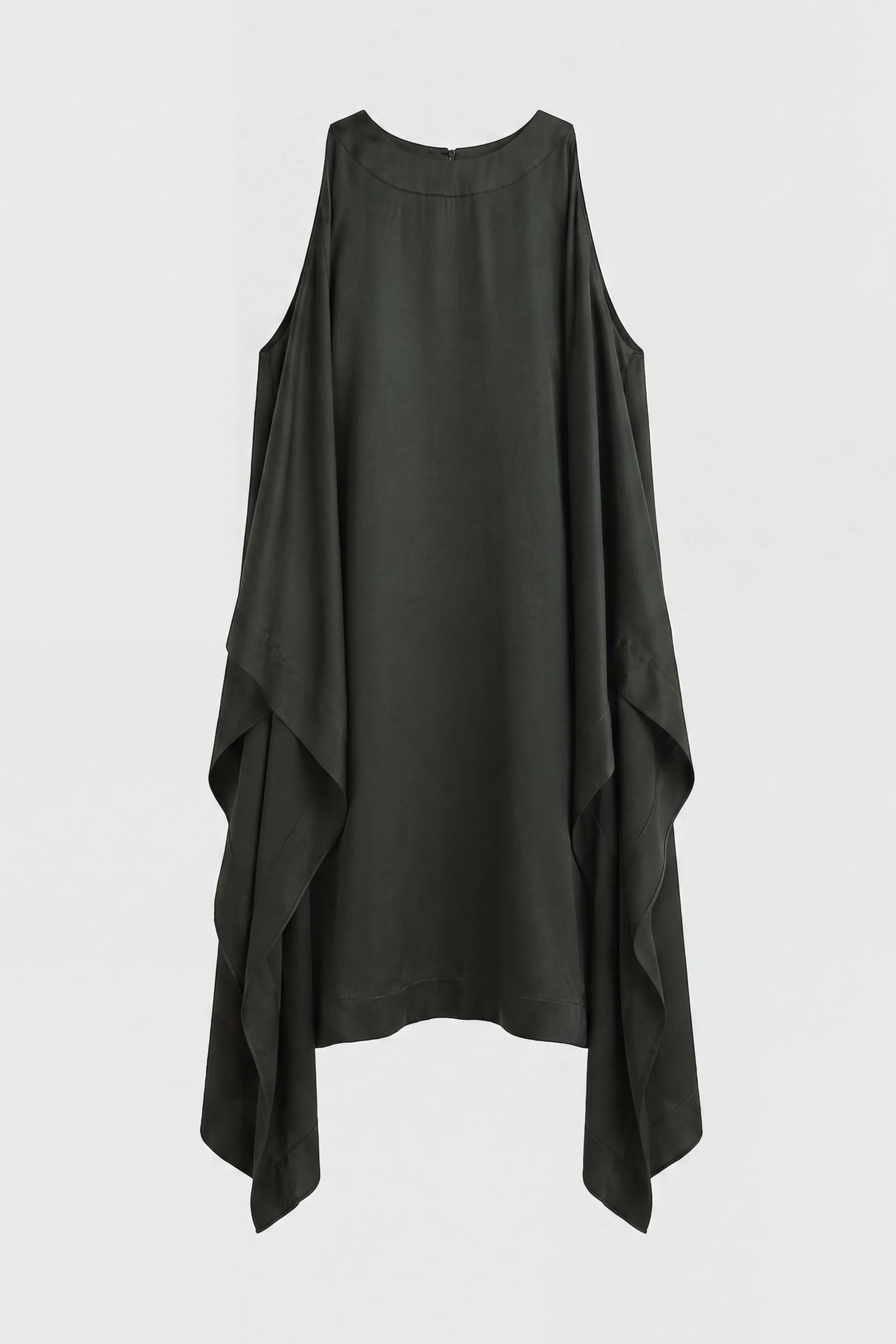 BONDI BORN Como Waterfall Mini Dress - Forest