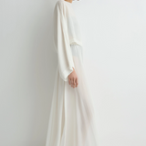 BONDI BORN Cremona Maxi Skirt - White