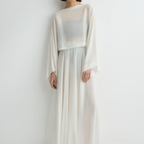 BONDI BORN Cremona Maxi Skirt - White