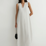 BONDI BORN Delphi Cocoon Dress - Dove