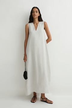 BONDI BORN Delphi Cocoon Dress - Dove