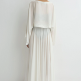 BONDI BORN Cremona Maxi Skirt - White