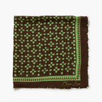 Chan Luu Beaded Floral Bandana - Espresso