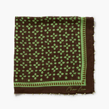 Chan Luu Beaded Floral Bandana - Espresso