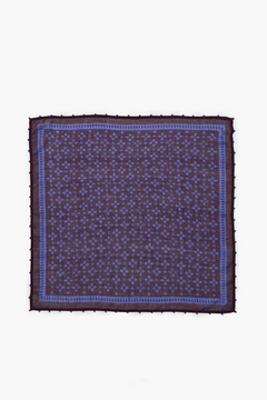 Chan Luu Beaded Floral Bandana - Lapis