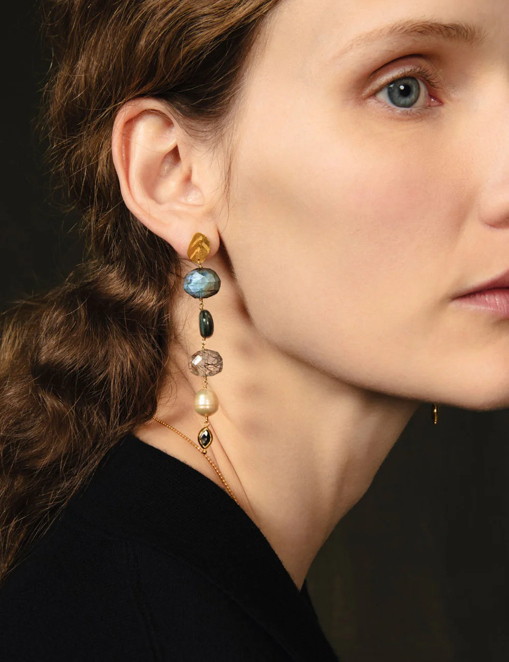 Chan Luu Cascade Drop Earrings - Multi