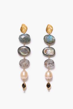 Chan Luu Cascade Drop Earrings - Multi