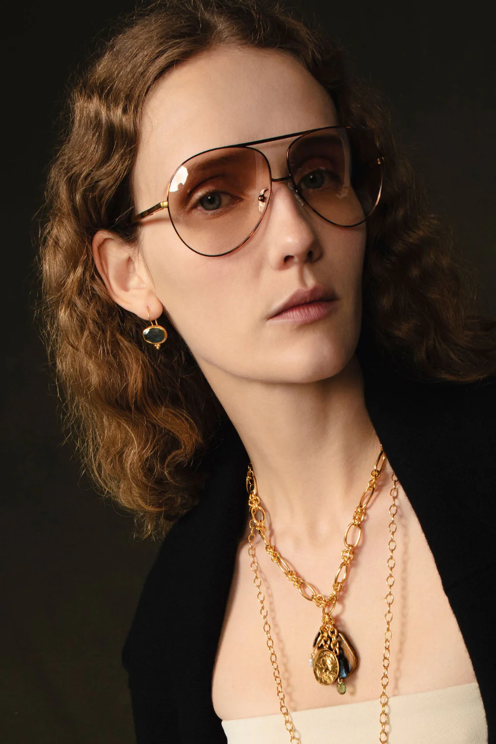 Chan Luu Horizon Earrings - Labradorite