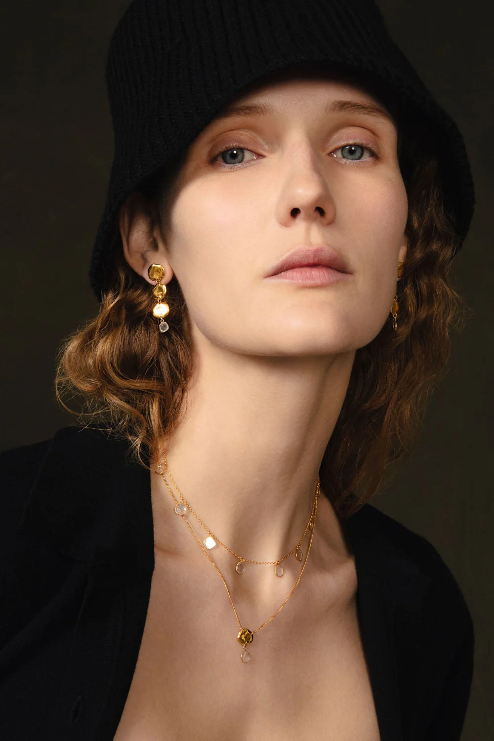 Chan Luu Mirage Coin Earrings - Yellow Gold