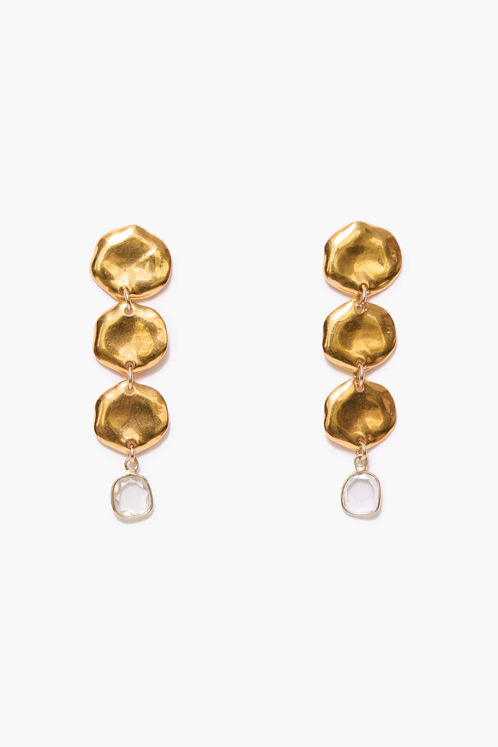 Chan Luu Mirage Coin Earrings - Yellow Gold