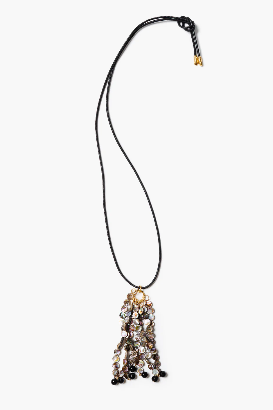 Chan Luu Octo Tassel Necklace - Abalone