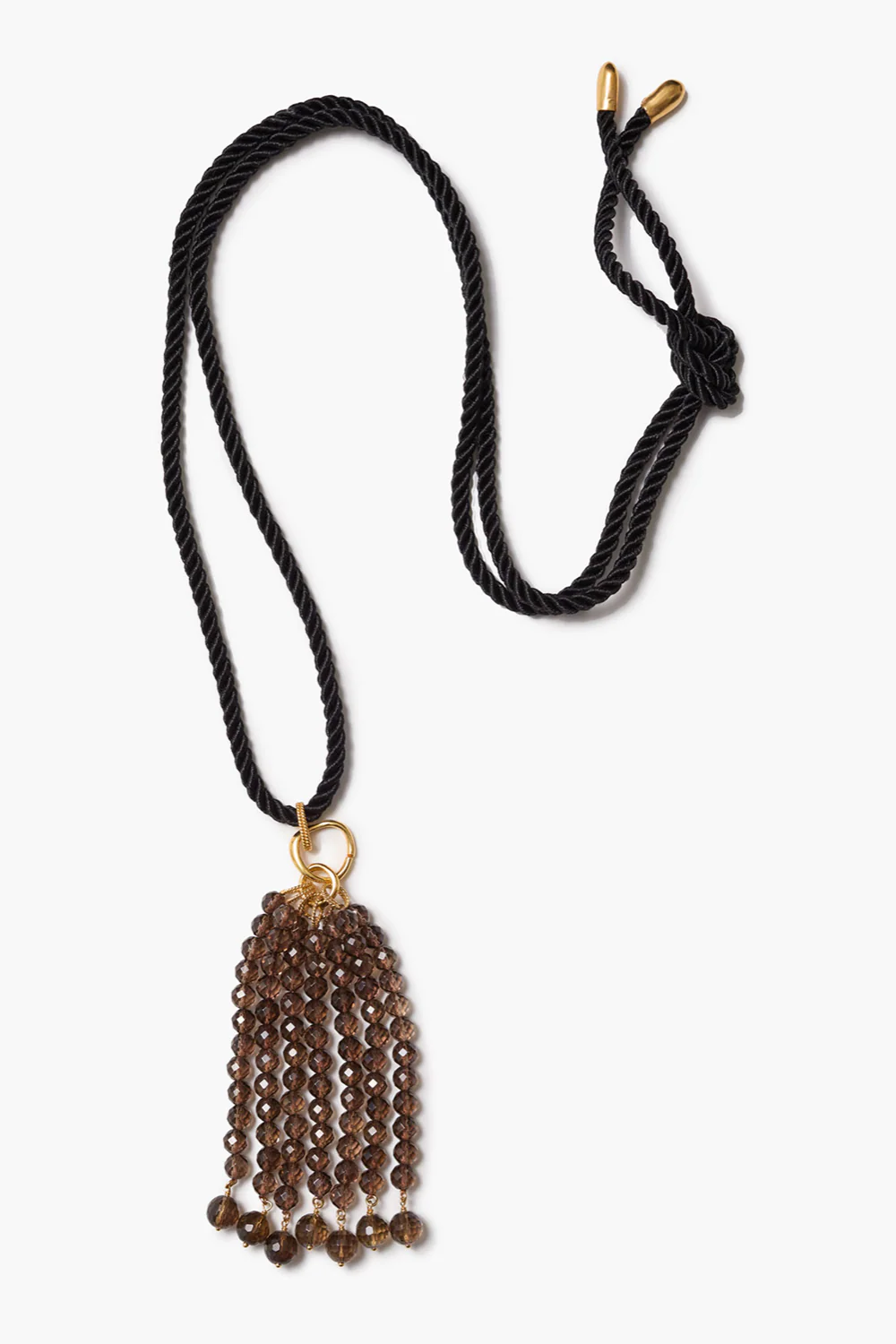 Chan Luu Pampille Necklace - Smoky Quartz