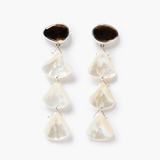 Chan Luu Scale Earrings - White MOP