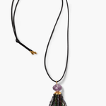 Chan Luu  Tassel Necklace - Amethyst Multi