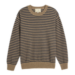 Demylee Neve Cashmere Sweater - Beige / Navy