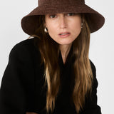 Janessa Leoné Felix Bucket Hat - Dark Earth