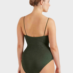 Hunza G Coverage Pamela One Piece - Metallic Khaki