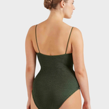 Hunza G Coverage Pamela One Piece - Metallic Khaki