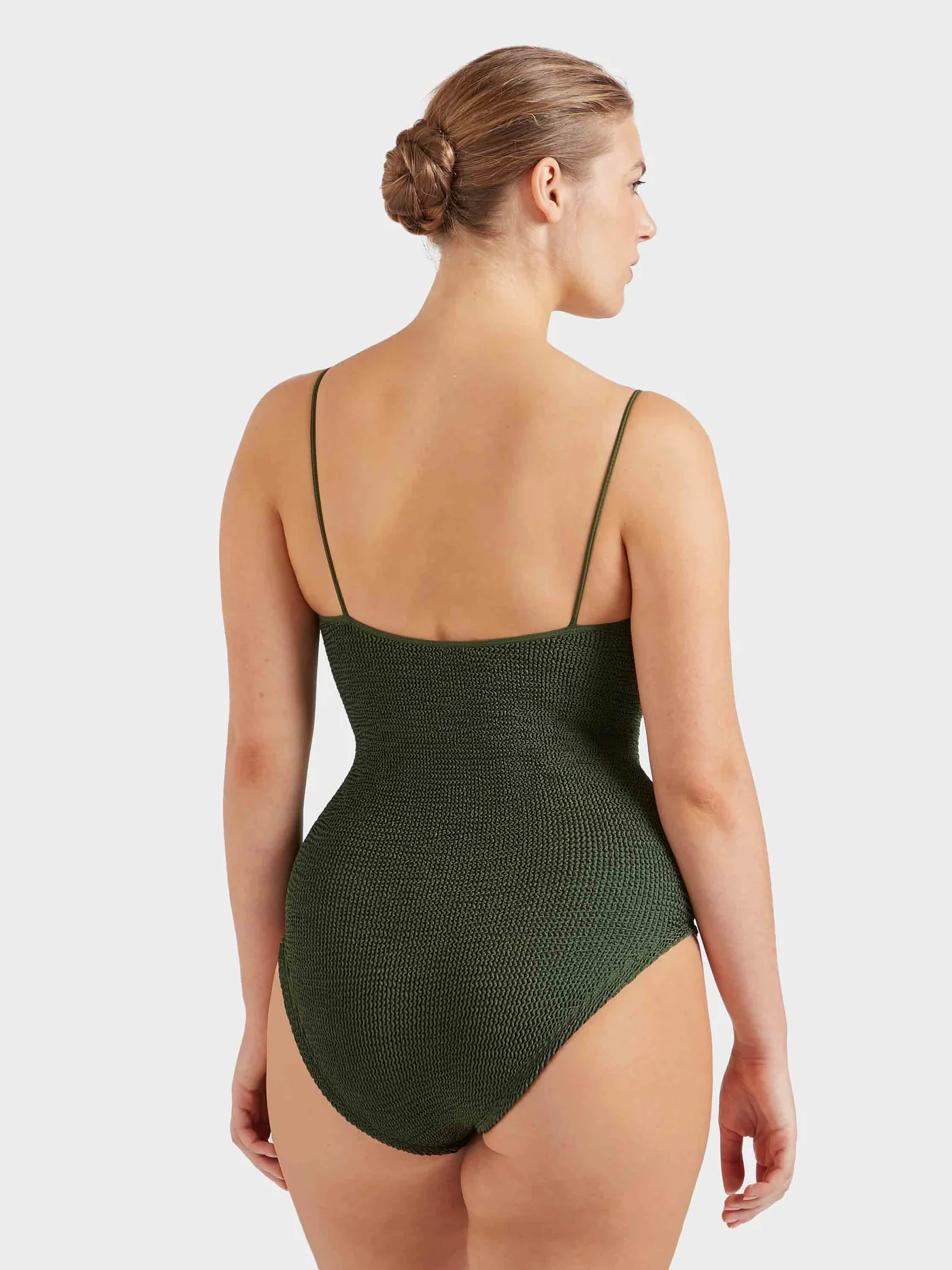 Hunza G Coverage Pamela One Piece - Metallic Khaki