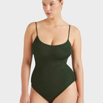 Hunza G Coverage Pamela One Piece - Metallic Khaki