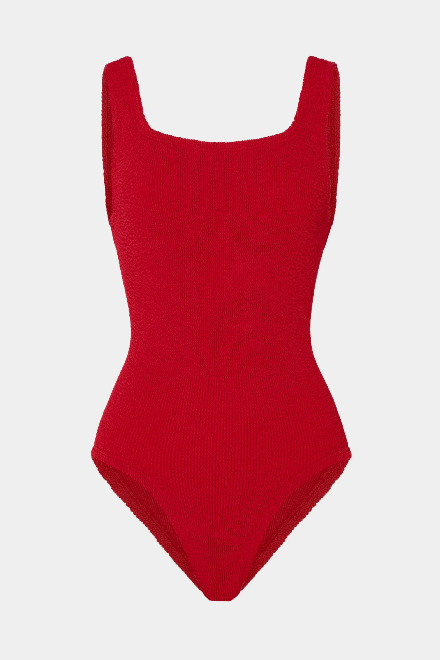 Hunza G Coverage Square Neck One Piece - Red