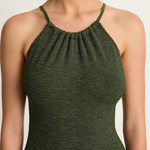 Hunza G Portia One Piece - Metallic Khaki