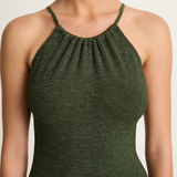 Hunza G Portia One Piece - Metallic Khaki