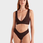 Hunza G Angel Bikini - Metallic Chocolate
