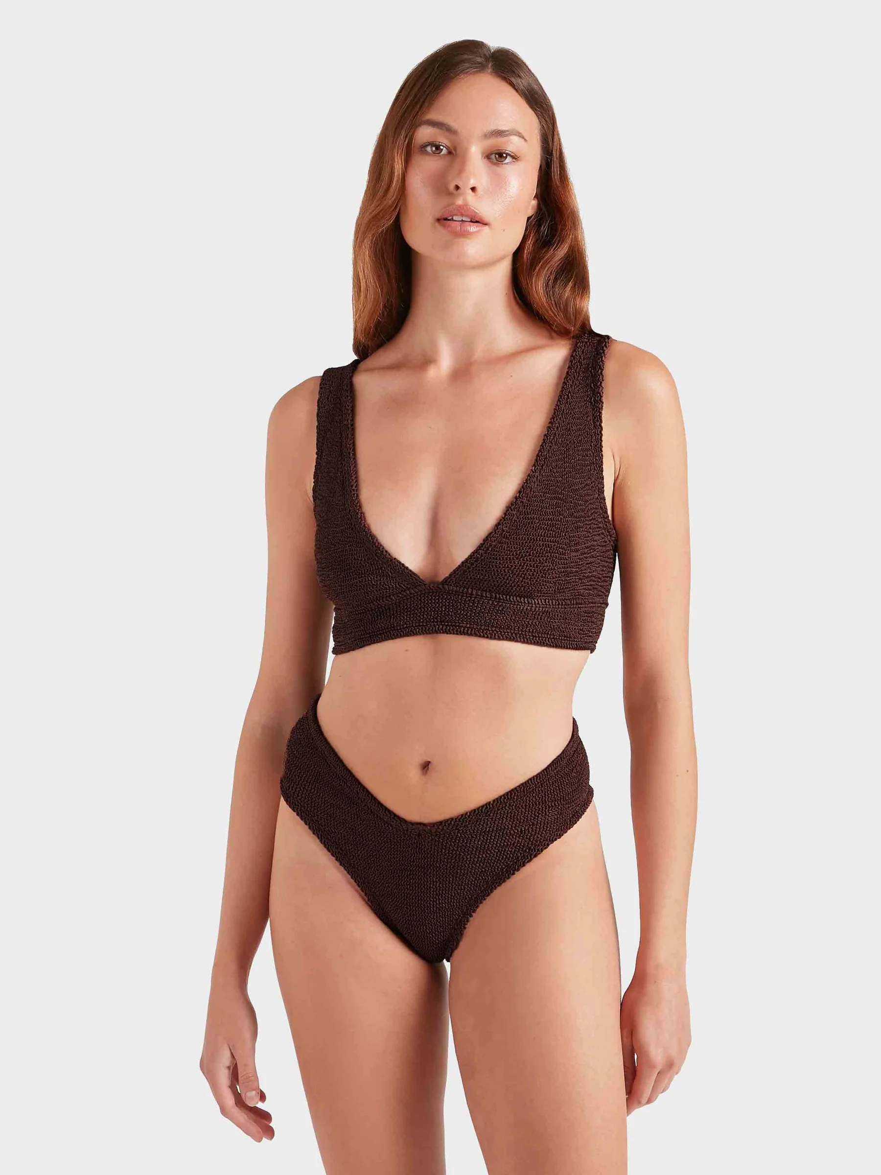 Hunza G Angel Bikini - Metallic Chocolate
