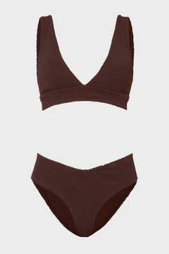 Hunza G Angel Bikini - Metallic Chocolate