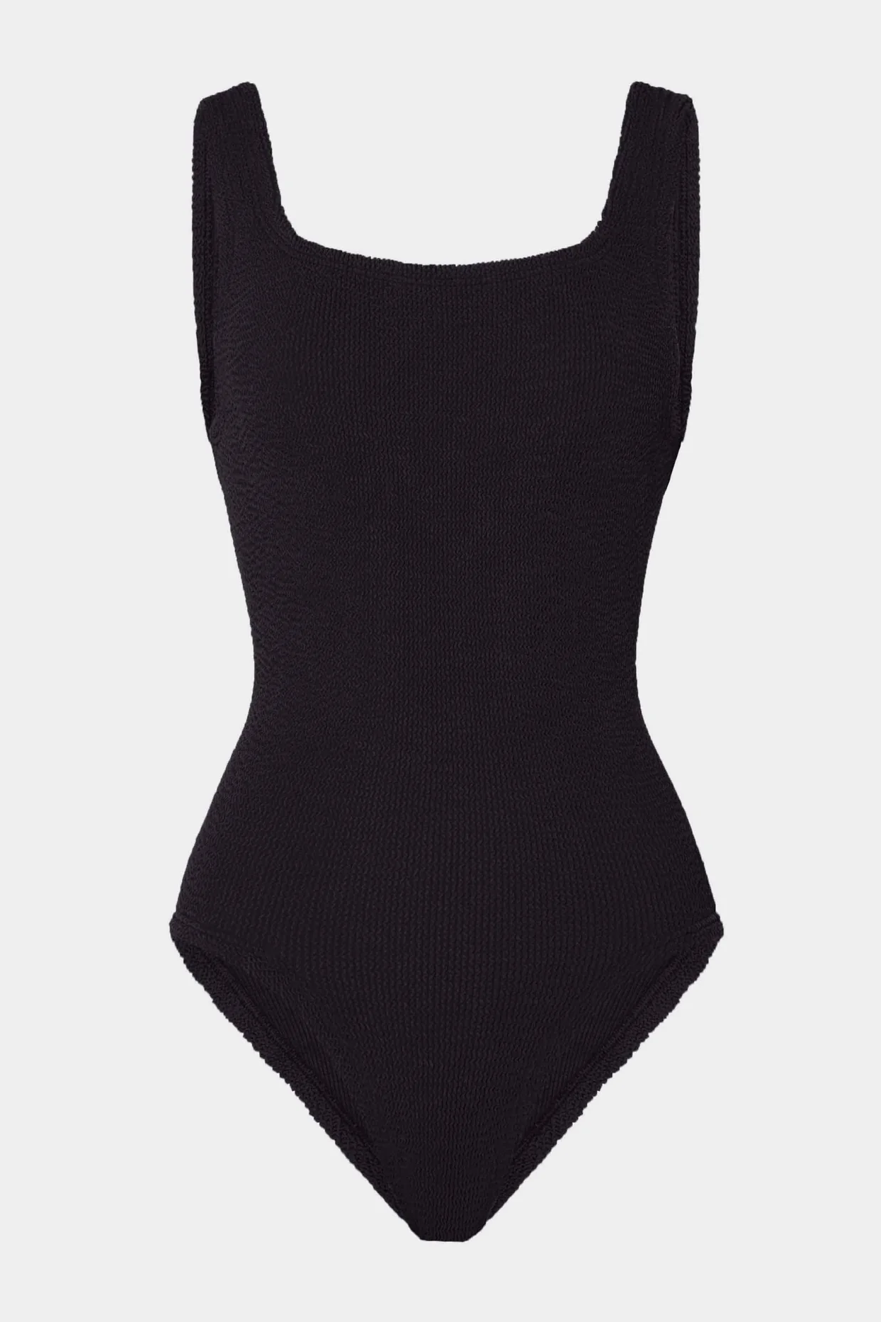 Hunza G Coverage Square Neck One Piece - Black