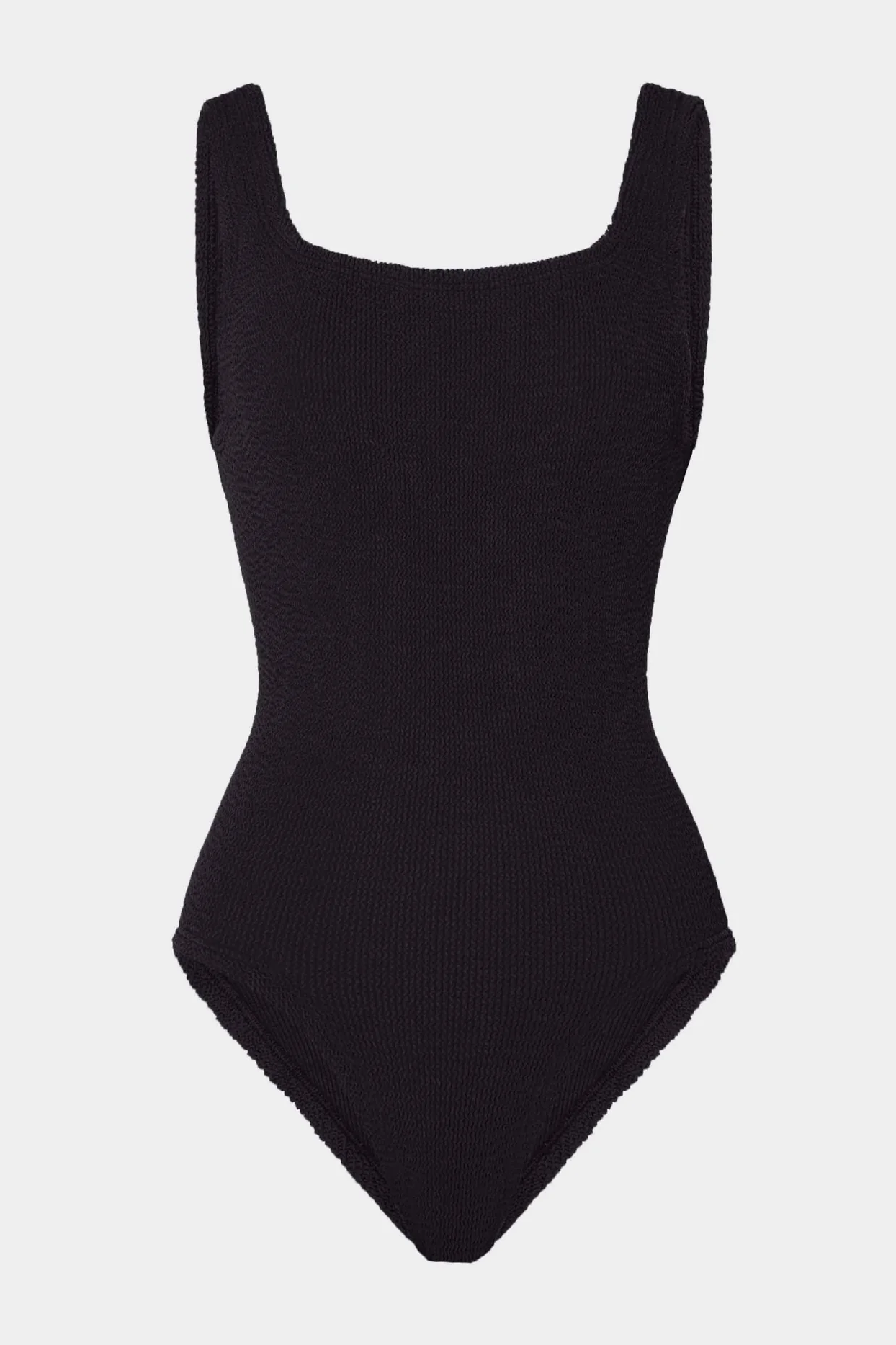 Hunza G Coverage Square Neck One Piece - Black